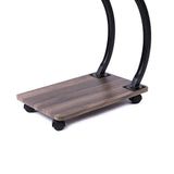 C-Shaped Corner End Table with Wheels Sofa Side V63-955141
