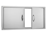 BBQ Access Door, 838x558 mm Double Outdoor Kitchen Door, Stainless Steel Flush Mount Door, Wall V952-SMMBSCJMYS33QVDXTV0