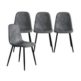 Levede 8x Dining Chairs Kitchen Eames CH1058-4-GYX2