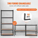 VEVOR Storage Shelving Unit, 5-Tier Adjustable, 907 kg Capacity, Heavy Duty Garage Shelves Metal V952-SXHJC18DX36WX7LTAV0