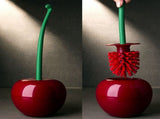 Toilet Brush Set Cherry Style Wine Durable PP Long Handle Dense Brush Toilet Cleaner Brush Wine V1294-YM0716-3112220055412