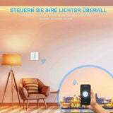 LED Dimmer Switch, Wifi Light LED Dimmer Switch Percentage Function With Timing Function, Wlan Voice V1188-MS-227-0252