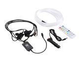 Car Use 1.5W RGBW 100pcs 0.03in 6.6ft Fiber Optic Lights Starlight Ceiling Light Kit APP Bluetooth V1294-YM0901-3119250087711