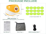 Automatic Dog Ball Launcher with 15 Mini Tennis Balls & Mesh Bag Rechargeable Pet Toy for Small V1107-CS-CWGPQQC