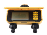 Solar Sprinkler Timer 2 Outlet Auto Timing Rain Delay Water Timer for Garden Yard Irrigation V1294-YM0901-3111250081411