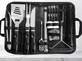 Complete Multi-Functional BBQ Tool Set, 31-Piece Deluxe BBQ Tool Set, Food-Grade Stainless Steel BBQ V1265-AU006-HEI
