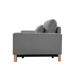 SHASA 2 Seater Pull-out Sofa bed Grey celadon V606-FURNI-SOF-T330-SHAS-GC