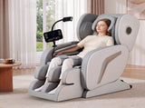 Livemor Full Body Massage Chair VEGA, Foot Roller, Waist & Calf Heat, Recliner, Airbags Compression MASCHR-G-VEGA-GY