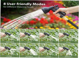75FT Expandable Hose with 8 Spraying Modes, Shut-Off Valve, Handy Water Pipe for Watering V1259-DP01-A-2788