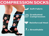 6Pairs Compression Socks for Women and Men - Best for Circulation, Running, Athletic, Recover, V1189-LWWAL-20260325-00647