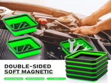 10 Pcs Magnetic Tool Tray Collapsible Foldable Parts Trays Set Magnetic Screw Tray Magnetic Parts V1258-DP02-C-2254
