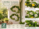 Shiny Lemon Water Grass Vine Foam Fruit Garden Decor 2 Pack V1221-XM-LB1005-ZS20