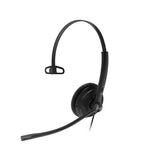 Yealink YHS34 Mono Wired Headset with QD to RJ Port, Wideband Noise-Canceling Headset, Monaural Ear, V1202-V2-IPY-YHS34-MONO
