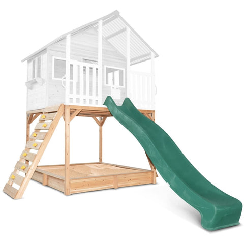 Lifespan Kids Elevation Kit and Green Slide to suit Winchester Cubby House Only V420-LKCH-WINELE-GRN