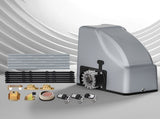 LockMaster Electric Sliding Gate Opener 800KG 6M Hardware Kit GO-SGO-DSR800-SV-172-RX3