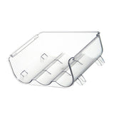Water Bottle Organizer Stackable Transparent 3 Slots Desktop Water Bottle Holder Rack for Kitchen V1294-YM0901-3117230355011