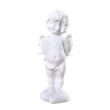 God of Love Statue Angel Ornament White Sandstone Desktop Decoration V1369-AZ3-W-18439