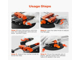 Seamless Seam Setter, 2 Packs, Granite Seam Setter with 6 in Vacuum Suction Cups & Tool Bag, Seam V952-SPDJJFGDQ180MFTSM001V0