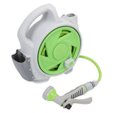 Portable Hose Reel with Spray Nozzle 45.9ft Water Hose Reel for Balcony Garden Watering V1294-YM0901-3111260001311