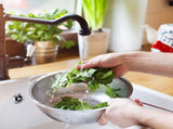 3-Piece Colander - Fine-mesh stainless steel colander - Sieve - on a stand - 2 handles - For V1188-MS101-03306-1