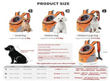 Pet Carrier Backpack for Outdoor Adventures, Hiking, Travel & Exploring With Small Pets, L V1107-CS-YTCH12