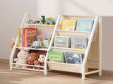 3-Tier Kids Bookshelf, Toy Storage Organizer for Toddler, Book Shelf for Kids Rooms with Sling Book V952-ETCWJJDJS314YWJPR001V0