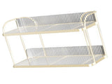 Transparent Double Layer Storage Rack Desktop Cosmetic Storage Rack Accessories Organizer for V1294-YM0703-3117230121911