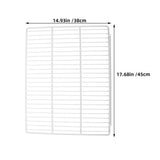 Metal Refrigerator Partition Board White for Freezer and Fridge Organization V1369-AZ3-W-16615