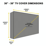 Universal Outdoor Tv Cover - 50-52 Inch Waterproof & Dustproof PRL-6040187230DBT