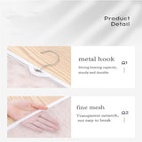 Hanging storage shelf - Closet organizer - Wardrobe organizer - 6 compartments - Suitable for V1188-MS-313-1104