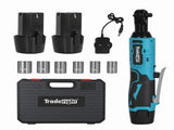 Traderight Cordless Ratchet 12V 42N.M 3/8" Drive Kit HW0287