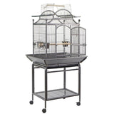 YES4PETS Large Bird Budgie Cage Parrot Aviary Carrier With Stand & Wheel V278-B023