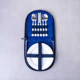 Lazy Dayz Picnic Cutlery Wallet Set - Makena V915-LD0119-MK