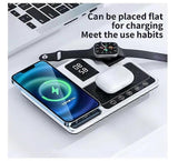 Zureze 4-in-1 Clock Wireless Charger Stand V1263-JX-5006
