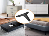 Set of 4 black furniture - furniture - triangular metal furniture - DIY coffee table V1188-MS101-03072-1
