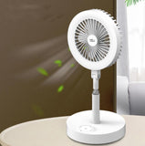 Multi-Function Rechargeable Fan Lamp With Telescopic Bracket PRL-5628840DBT