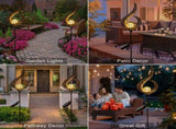 Outdoor Solar Lights Garden Stake Lights, Waterproof LED Christmas Gift Fairy Lights for V1370-AZ4-01225