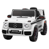 Kids Electric Ride On Car Mercedes-Benz Licensed AMG G63 Toy Cars Remote White RCAR-AMG63-WH