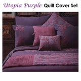 Accessorize Utopia Purple Quilt Cover Set Double V442-HIN-QUILTCS-UTOPIA-PURPLE-DS