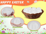 Tutuviw 20Pcs Small Translucent Fillable Easter Egg,Plastic Clear Easter Eggs, 3.5 Inch Empty Eggs V1189-WXFWAL-20260319-00358