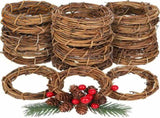 Grapevine Wreaths Vine Branch Wreath Christmas Rattan Wreath Garland Decoration for Christmas V1366-AZ2-W-18879