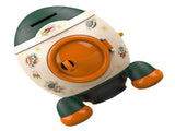 Cartoon Style Space Rocket Piggy Bank Money Bank Money Saving Jar Boys Girls Gift Morandi Green V1294-YM0703-3117230042012