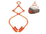 609mm Stone Lifting Tongs, 2-Claw Rock Tongs, Heavy Duty Steel Log Tongs, 500KG Lifting Capacity, V952-YMBYQ24YC2ZBYQ5WXV0