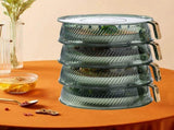 Transparent Green Insulated Food Stackable Multilayer Dustproof Thermal Vegetable Storage V1294-YM0703-3118230143413