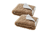 2pcs Pet Blanket for Couch Protection Water Resistance Cats Dogs Blanket for Furniture V1263-JX-7508-3