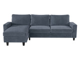 Levede L-shaped Sectional Sofa Lounge Chaise Set SOFABED1007-GY