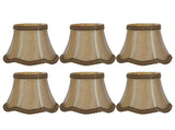 6Pcs Household Fabric Lampshade Table Lamp Cover Accessory for E14 Chandelier Wall Light V1294-YM0901-3119200093911
