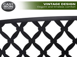 Wallaroo Steel Outdoor Garden Bench - Diamond GDB-JOY-221