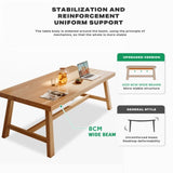 1.4M Solid Wood Dining Table Square Dining Table Dining Table Kitchen Furniture V488-DNTB-S