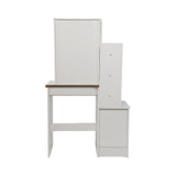 Dressing Table LED Makeup Mirror Stool Set Vanity Desk With Drawer Lighted V63-952301